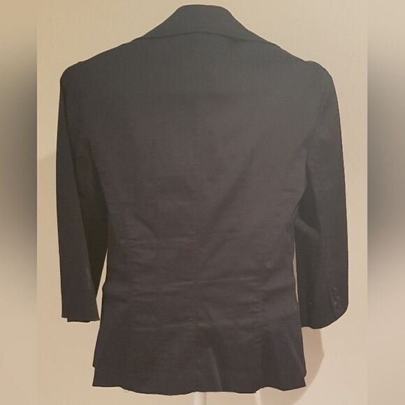 RICKI'S *NWOT* CLASSIC  Black Fitted 3/4 Sleeve Jacket Blazer STUNNING. Size 6. - Picture 4 of 14